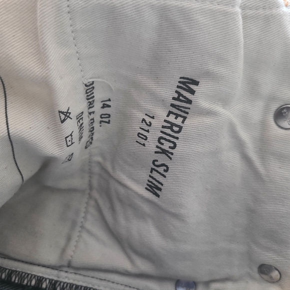 Buck Mason Maverick Slim Dark Wash Jeans - Picture 5 of 7